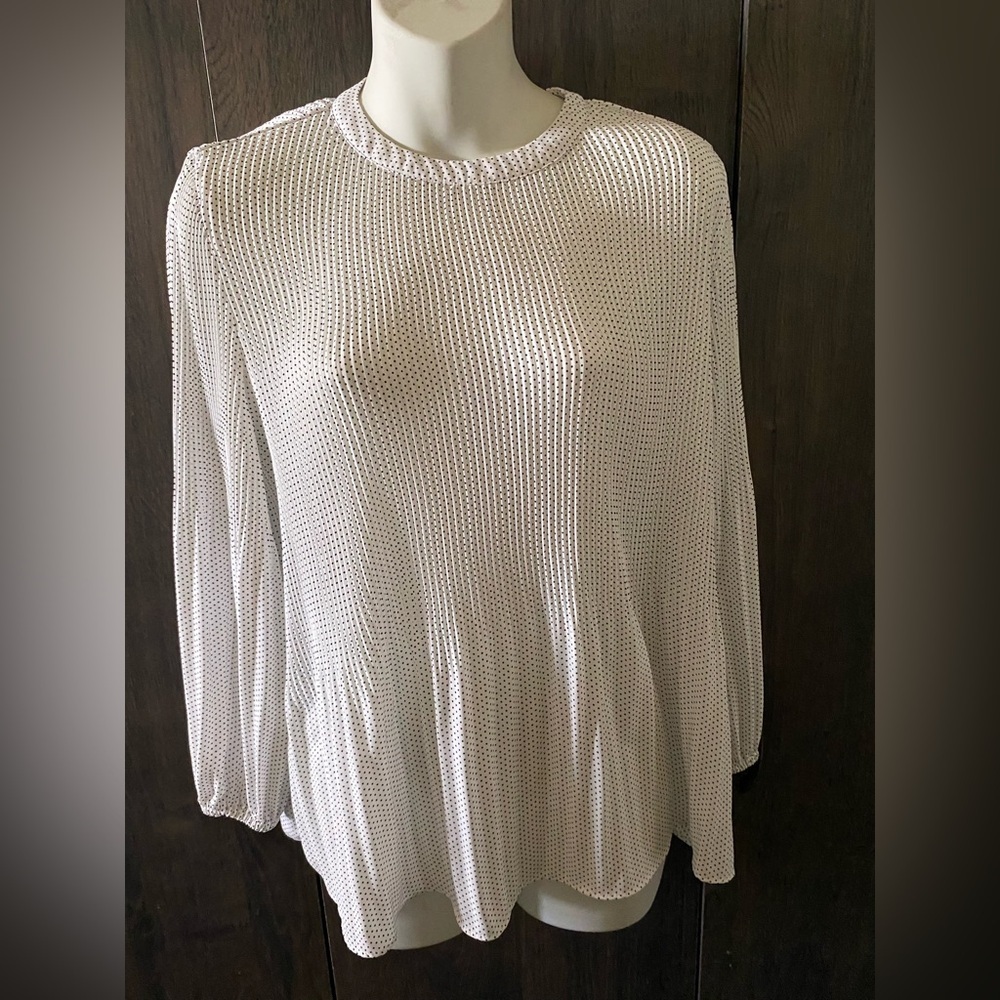 Adrianna Papell Elegant White Women's Top size S